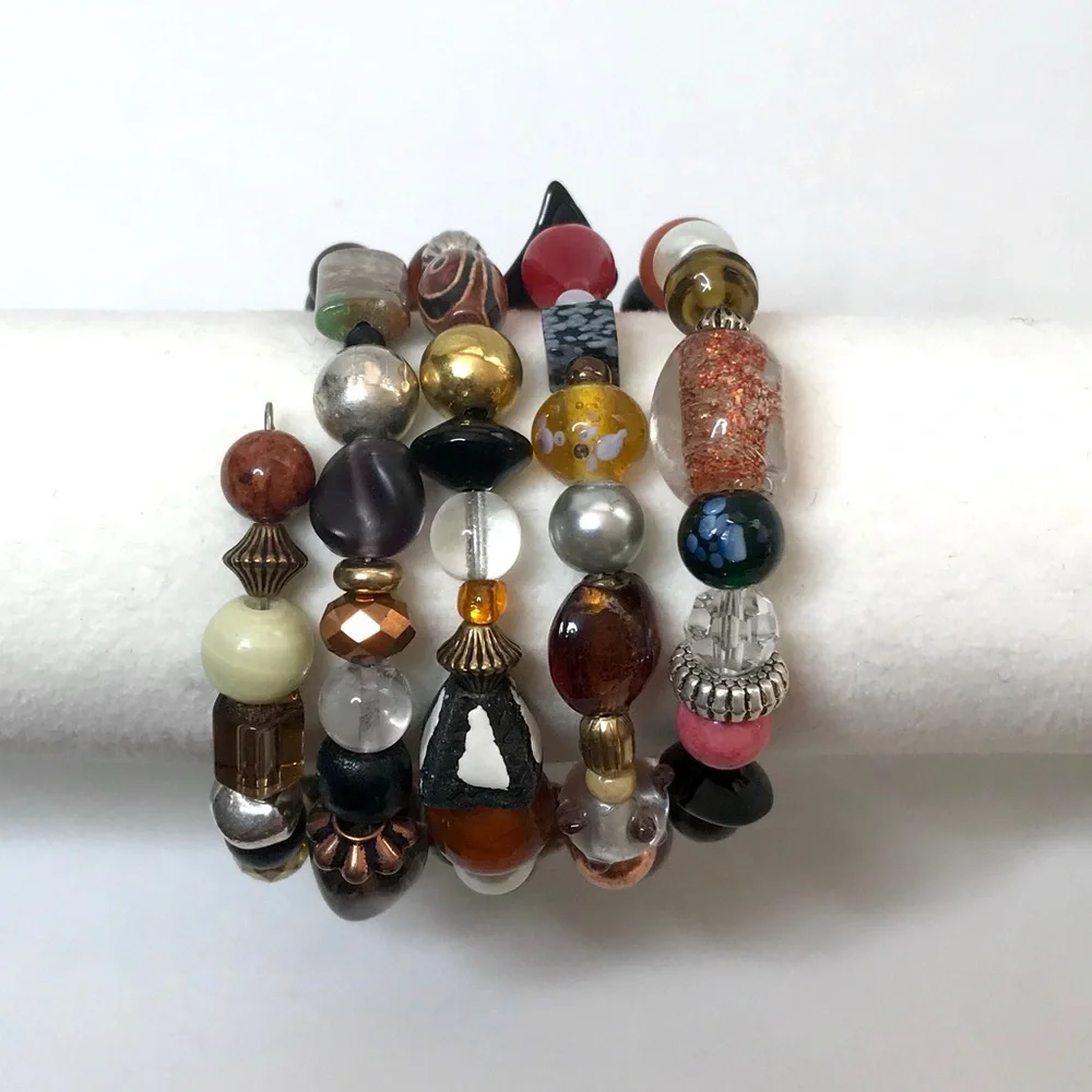 Handmade Bracelet with Vintage and Modern Elements (NB12-6H) - Picture 5 of 9